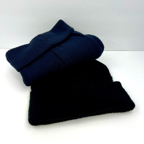 BEN SHERMAN, 3 PACK BEANIE SET, UNISEX, ONE SIZE FITS ALL, GREY, NAVY & BLACK - Picture 10 of 16